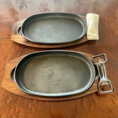 南部鉄器 ステーキ皿 2枚
