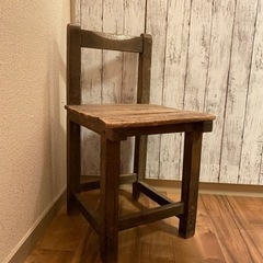 【ネット決済】昭和レトロ　学校椅子　木製　9点