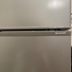 SHARP 2ドア冷蔵庫