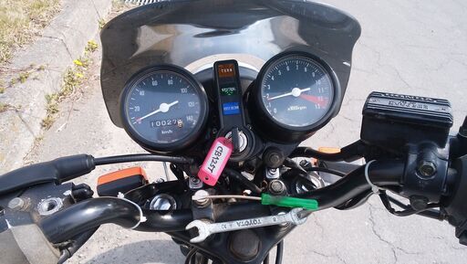 CB125Tボアアップ、新品タイヤ、MC13予備エンジン付き