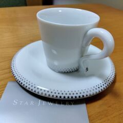 【新品】スタージュエリー　ペア　カップ&ソーサー