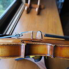 【選定分類：I-④ コンテムポラリー・マスターメード・伊太利】Violin By ZANOLI FRANCESCO 1980●修復・セッティング・調整未済but最近まで現役使用●試奏可能