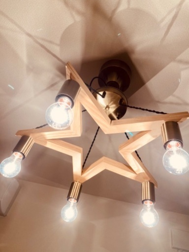星型ペンダントライト