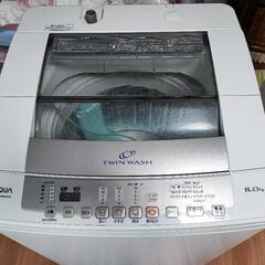 【中古】縦型洗濯機　AQW-VW800D