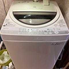 【ネット決済】[値下げしました]TOSHIBA洗濯機6キロ5/2...