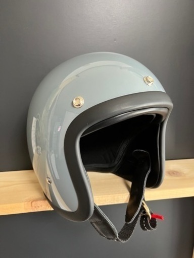 スモールジェット ヘルメット グレー XXL 頭囲61-62cm