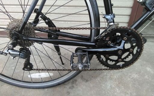 クロスバイク PURE CYCLES 700 16段変速 ブラック 配送無料 【公式通販】