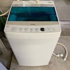 美品　洗濯機 ハイアール 4.5kg 2018年製　簡易乾燥機能...