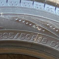 🌞235/50R18⭐工賃込み！アルファード、ヴェルファイア、レクサスLS等に！バリ山！美品！YOKOHAMA製サマータイヤ入荷しました🌞