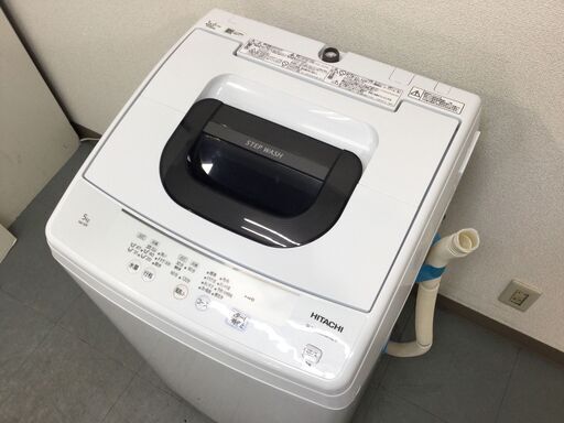 （5/29受渡済）JT2831【HITACHI/日立 5.0㎏洗濯機】美品 2021年製 NW-50F 家電 洗濯 全自動洗濯機 簡易乾燥機能付