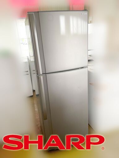 格安！SHARP/シャープ 冷凍冷蔵庫 【228L】SJ-23SｰS 右開き 家電