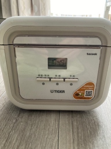 『美品』TIGER炊飯器3合炊き　20年製