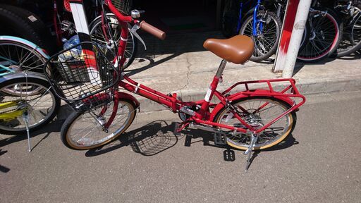 *未使用* CAPTAINSTAG 折りたたみ自転車 倶知安町