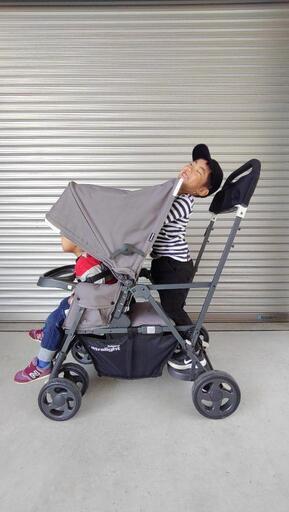 二人乗りベビーカー　ベビーカー　収納　JOOVY caboose Joovy Caboose Ultralight ☆二人乗りベビーカーがやってきた