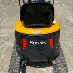 クボタ U-10-5 ミニショベルワンオーナー 31時間(時間偽装無し) 倍速 操作パターン切替 ブレーカー配管