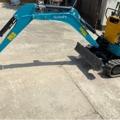 クボタ U-10-5 ミニショベルワンオーナー 31時間(時間偽装無し) 倍速 操作パターン切替 ブレーカー配管