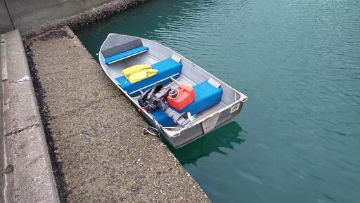 シーニンフ アルミ船 5馬力船外機