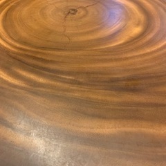 モンキーポッド　輪切りテーブル　一枚板