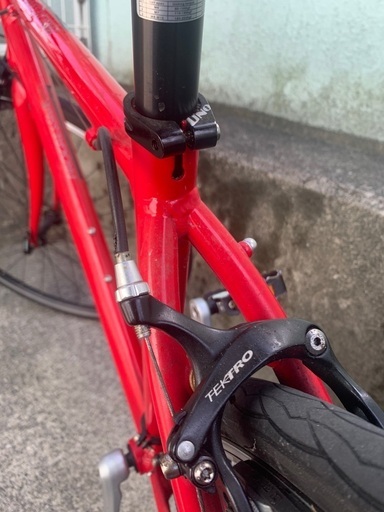 クロスバイク 700C 自転車 サイクル 赤 中古車