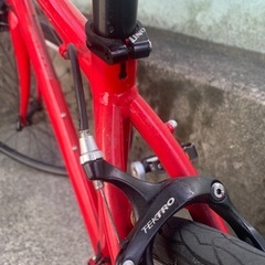 クロスバイク 700C 自転車 サイクル 赤 中古車