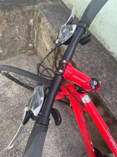 クロスバイク 700C 自転車 サイクル 赤 中古車