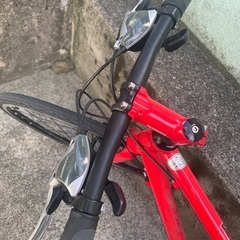 クロスバイク 700C 自転車 サイクル 赤 中古車