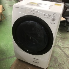 安心1年保証 ドラム式洗濯乾燥機 SHARP ES-S7E-WL 2021年製