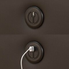 ニトリの1人用電動本革リクライニングソファー 状態良