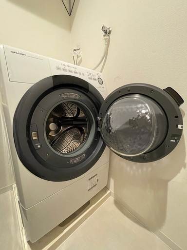 <商談中>SHARP ドラム式洗濯機 ES-S7D-WR - 港区