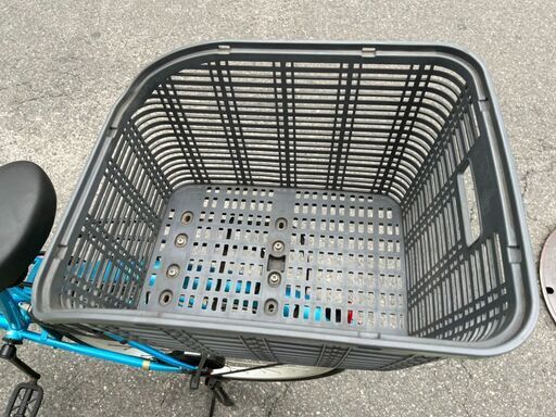 自転車　中古自転車　26インチ　カゴ付き　ブルー　前後カゴ付き　G023 自転車 中古自転車 26インチ カゴ付き ブルー 前後カゴ付き G023