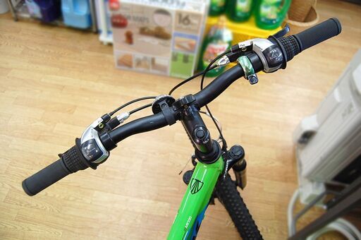 自転車 24インチ 子供用自転車 TREK MT220 緑 キッズ自転車 3×7