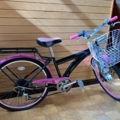 子供用自転車SHIMANO女子24インチ　切り替え付き