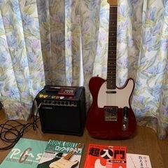 【値下】エレキギター & アンプ & チューナー & ピック2個 