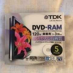  DVD-RAM 120分　録画用5PACK  インクジェットプ...
