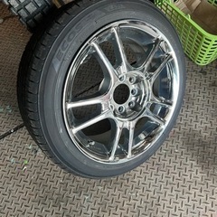 15インチメッキホイルPCD100.114.3マルチ？