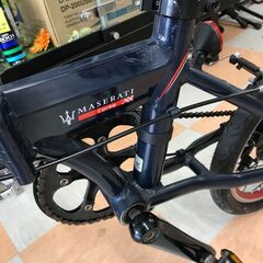 折りたたみ自転車 マセラッティ ブラック ※現状販売品