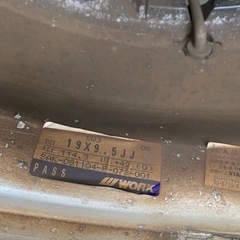 ホイール 4本　work シュバート　SC3 タイヤ付き4本＋ホイールのみ１本