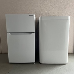 【2022年製 】冷蔵庫(87L)＆洗濯機(4.5kg) 美品セット！