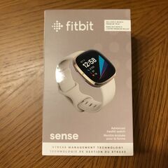 新品 未開封】fitbit sense GPS搭載 スマートウォッチ FB512GLWT  