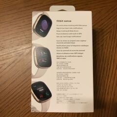 【新品 未開封】fitbit sense GPS搭載 スマートウォッチ FB512GLWT