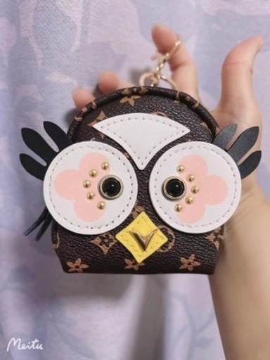 フクロウ小銭入れキーチェーン
