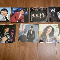 昭和の演歌・歌謡曲シングルレコード　７枚