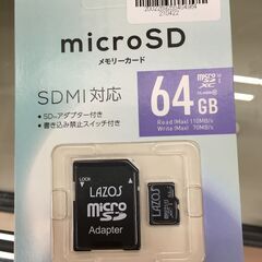 ⭐︎LAZOS　64GB　microSDカード(新品）T-30⭐︎
