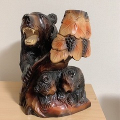 【ネット決済】熊の木彫り