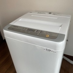 【値下げ】【美品】Panasonic洗濯機 2018年製 5kg
