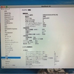 Macbook Air 13-inch Model:A1466 2013