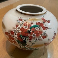 【ネット決済・配送可】九谷焼　花瓶　陶泉