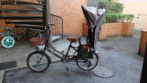 FIDES フィデス20インチ 後ろ子供乗せ自転車「非電動」18000円