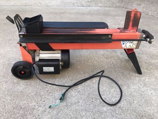 中古品 ナカトミ 薪割り機 LS-520(S)100V 粉砕力:4トン 破砕 中古品 ナカトミ 薪割り機 LS-520(S)100V 粉砕力:4トン 破砕