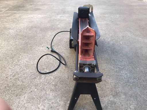 中古品 ナカトミ 薪割り機 LS-520(S)100V 粉砕力：4トン 破砕最大能力 動作問題なし